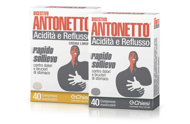 Digestivo Antonetto Acidità e Reflusso Compresse Masticabili