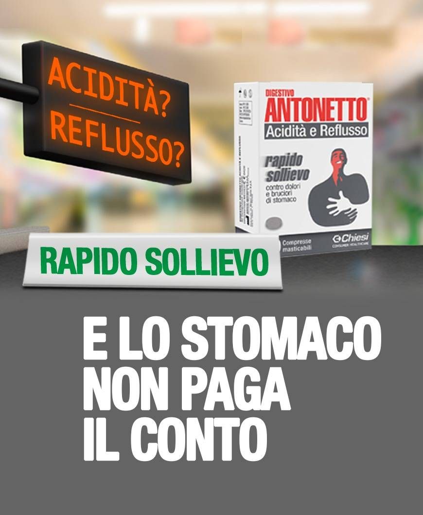 Digestivo Antonetto Acidità e Reflusso